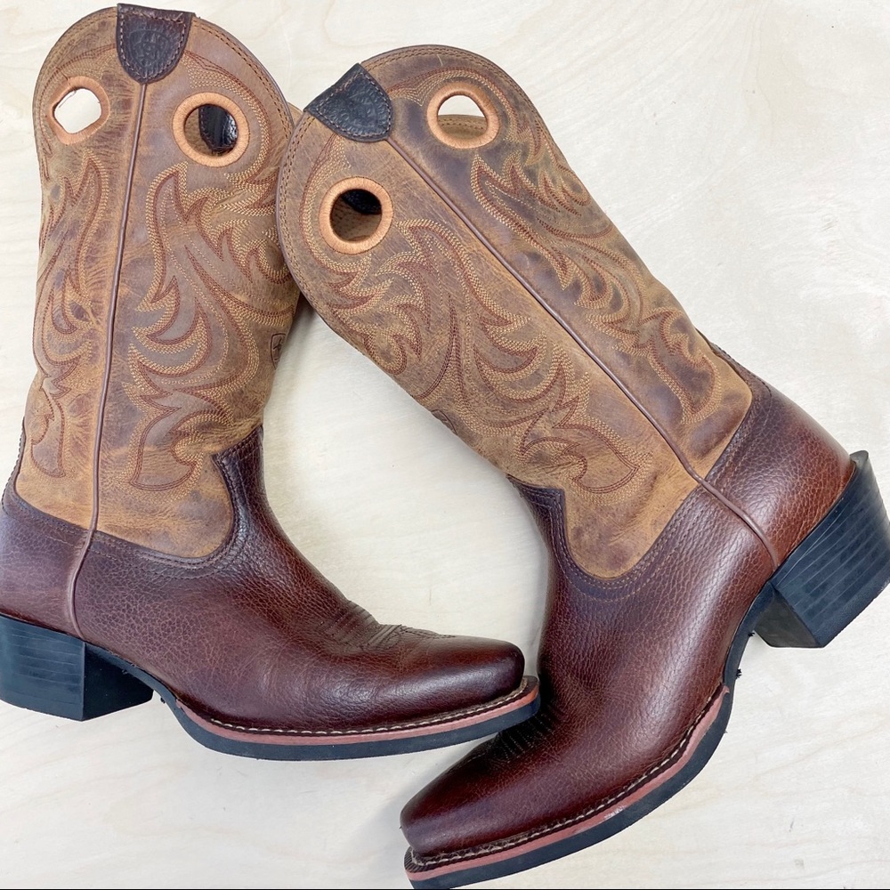 Ariat Sport Square Toe Western Boot Mens Size 8.5